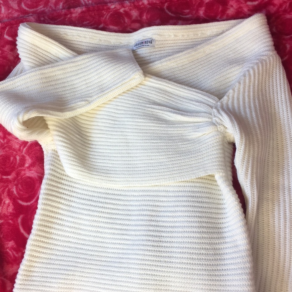 Fashion Nova off shoulder sweater SOLD